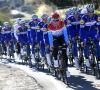 Quick.Step-renners trainen tijdens hun hoogtestage op het tijdrijden
