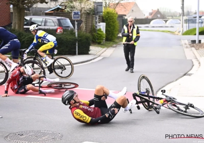 Het loopt mis: na valpartij snel einde verhaal voor twee bekende Belgische renners met ambitie in klassiekers