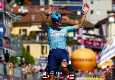 Emotionele Alberto Bettiol moet iets kwijt over Alexander Vinokourov na ritzege in de Giro