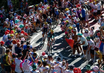 Van der Poel en één Belg delen in de klappen op Alpe d'Huez: "Op mijn hoofd geslagen door een fan"
