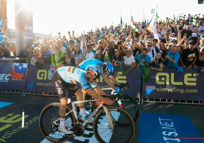 Zo reageert Ciccone nadat hij in sprint verliest van Evenepoel