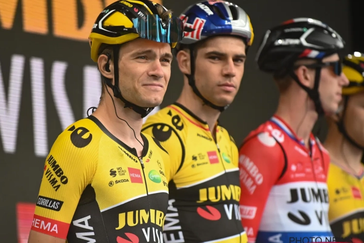 📷 Met speciale vermelding van Van Aert: Visma-Lease a Bike neemt afscheid van Belg