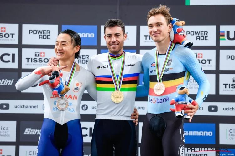 Geen wereldtitel, wel brons: De Vylder doet zijn verhaal na spannend omnium op WK