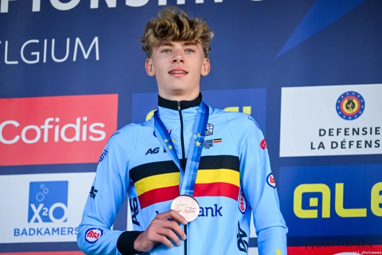 "Jammer": junior Giel Lejeune verklaart na bronzen medaille op EK waar hij tekort schoot