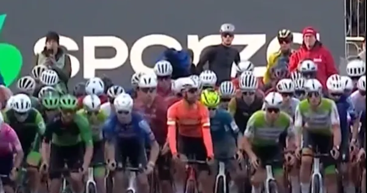 Wat was dat?! Start van HG Cross Heerde zorgt voor bizar tafereel
